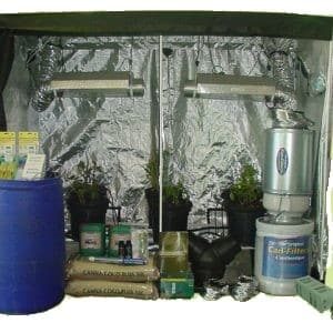 3 x 50ltr pots 2 x 600watt digital air cooled lights with filter kit