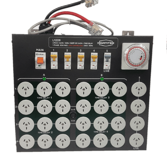 24 outlet timer single phase 80amp